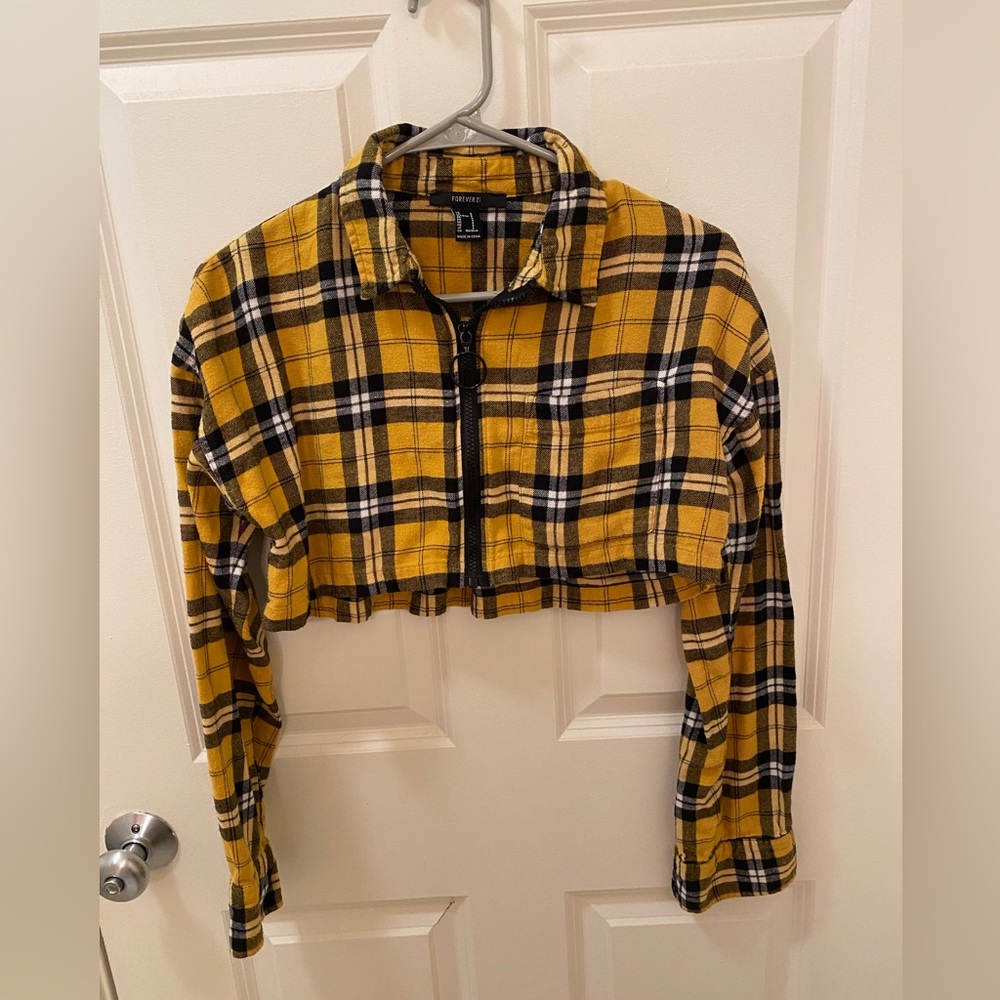 Forever 21 zip up sweater